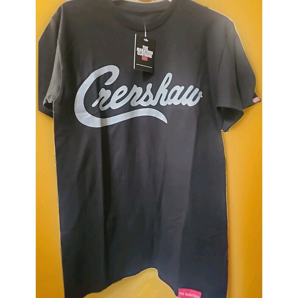 NWT The Marathon Clothing Crenshaw Tshirt Black Grey Small Cr70 Excellent New